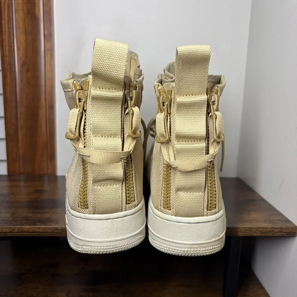 Size 10.5 - Nike SF Air Force 1 Mid Mushroom Sneakers - Excellent Condition